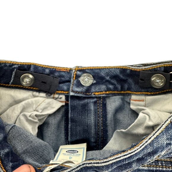 Old Navy Girls Denim Stretch Skirt With Adjustable Waist Size 4 - Picture 5 of 5